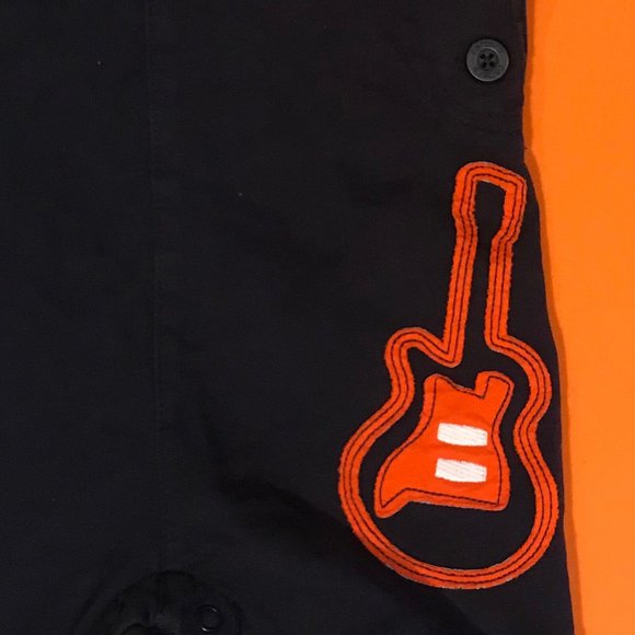 Carter's Navy Blue Guitar Music Overalls - Size 24m - Picture 2 of 2